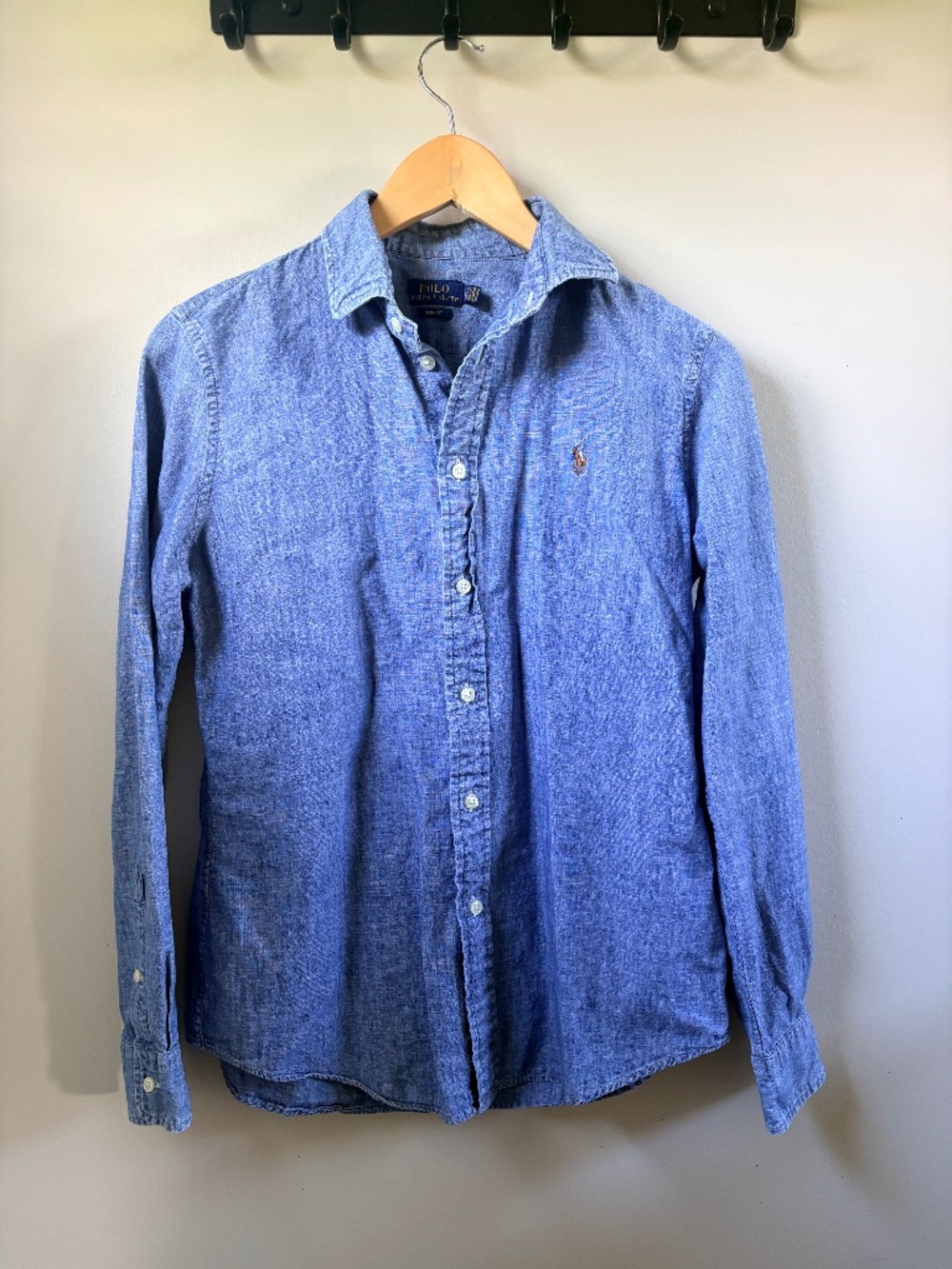 Polo Ralph Lauren Denim Blue Button Up XS-S